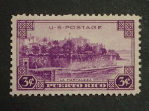 USA Commemorative Stamp # 801 Superb MNH/OG Puerto Rico Territory