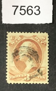 MOMEN: US STAMPS # O116 USED LOT #B 7563