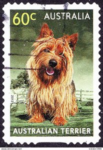 AUSTRALIA 2013 60c Multicoloured, Top Dog-Australian Terrier Self Adhesive FU