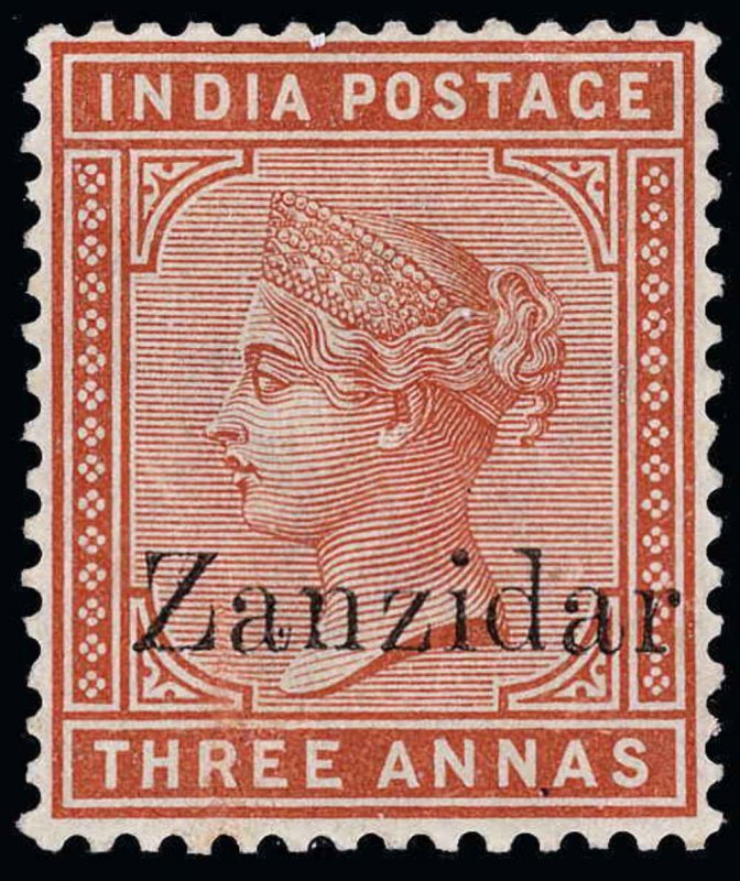Zanzibar Scott 8a Gibbons 10j Mint Stamp