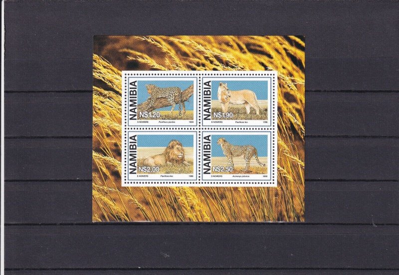 SA24c Namibia 1989 Lions, mint Souvenir sheet