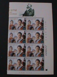 ​KOREA-2000- SC#2043-PRESIDENT KIM DAJUNG AWARDING NOBEL PEACE PRIZE-MNH SHEET