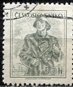 Czechoslovakia; 1954: Sc. # 649: Used CTO Single Stamp +