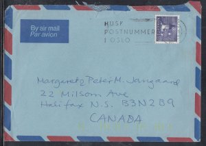 Norway - Airmail Cover to Canada