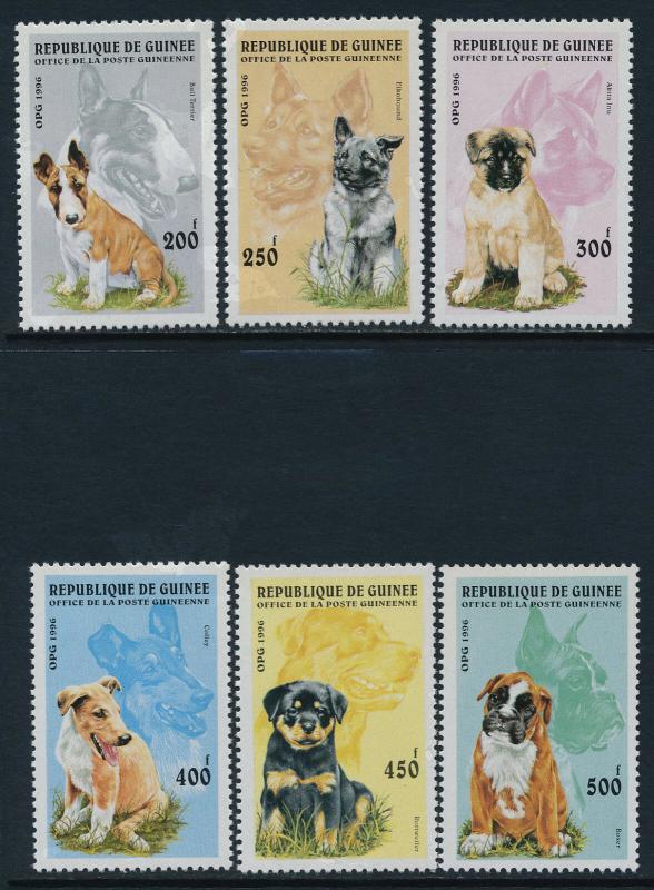 Guinea 1340-5 MNH Dogs