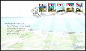 Canada 2249-2253 Lighthouses Canada Post U/A FDC