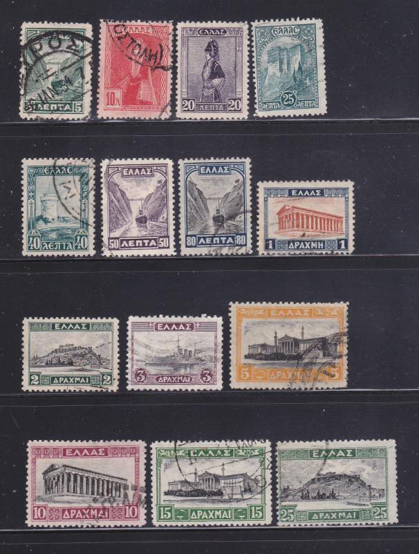 Greece 321-334 Set U Various
