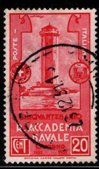 ITALY Scott 265 Used   1931 Naval Academy stamp