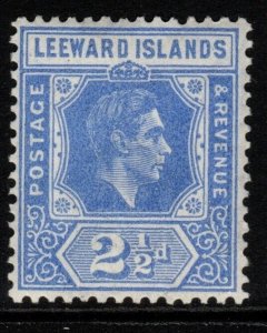 LEEWARD ISLANDS SG105a 1942 2½d LIGHT BRIGHT BLUE MTD MINT