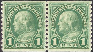 597 Mint,OG,NH... Pair... SCV $1.20