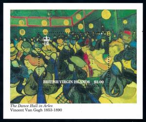 [94729] British Virgin Isl. 1991 Art Painting Van Gogh Dance Arles Sheet MNH