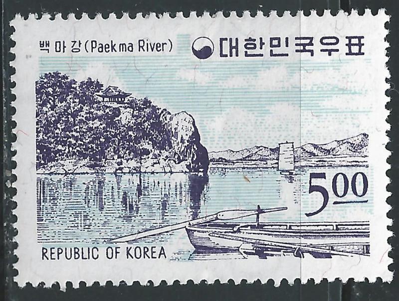 Korea #438 5w Paekma River & Rock of Falling Flowers