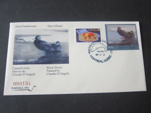 Canada 1989 Duck stamp Qw2c FDC