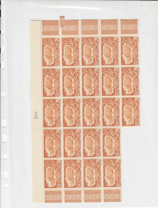 French Equatorial Africa Mint Never Hinged Part Stamps Sheet  ref R 17477