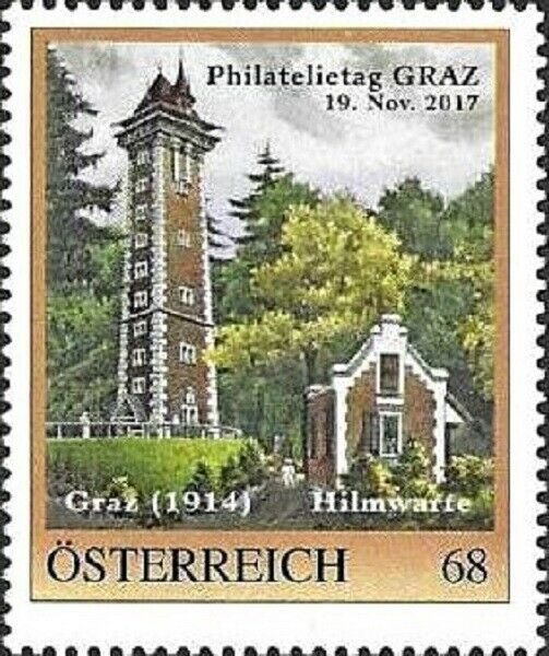 PM Österreich, Philatelietag Graz Hilmwarte um 1914, Architektur, Nr. 8124619 **