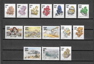 SOUTH WEST AFRICA 1989 SG 519/33 MNH Cat £13