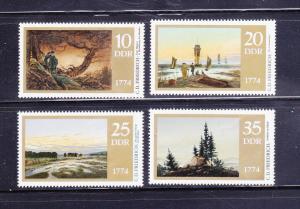 Germany DDR 1558-1561 Set MH Art, Paintings