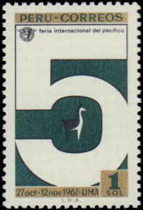 Peru #504, Complete Set, 1966, Never Hinged