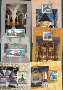 Sweden. Maximum Card 1997. Complete Set 6 Card. Swedish Churches