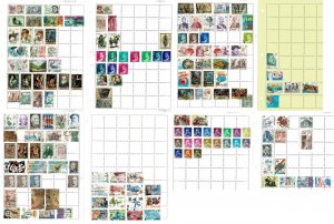 Spain collection U 1870s-1990s: see scans