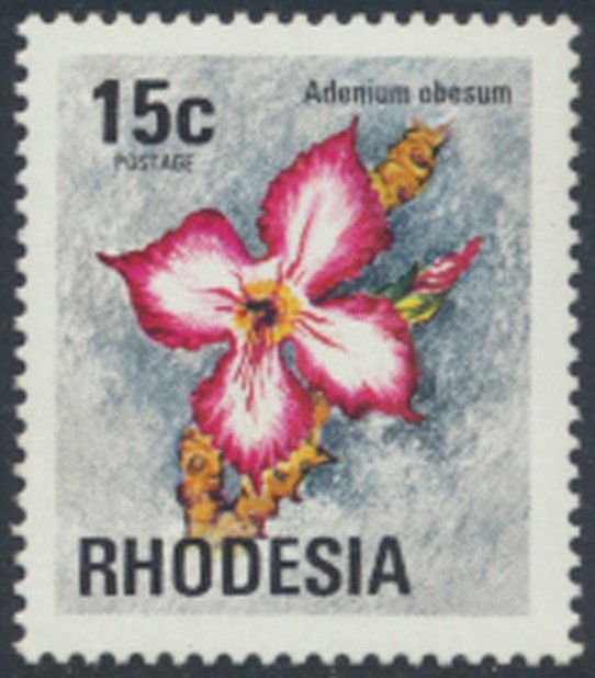 Rhodesia  SG  501    SC#  340  MNH   Flowers   see details & scans