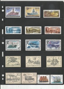 RUSSIA COLLECTION ON STOCK SHEET, MINT/USED