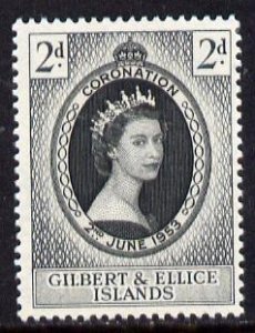 GILBERT & ELLICE IS. - 1953 - Coronation - Perf Single Stamp - MNH