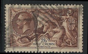 Great Britain Scott 179 Used! King George V Britannia Rule the Waves! 2