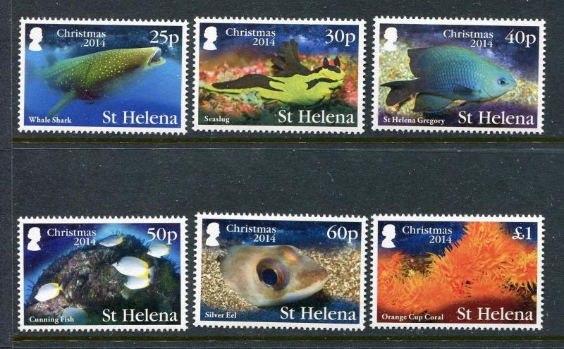 St Helena 1087-1092 MNH Marine Life Fish 12014. x29303