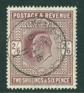 SG 316 2/6 dull reddish-purple. Very fine used with a Lombard St CDS, 6th Dec...