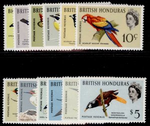 BRITISH HONDURAS QEII SG202-213, 1962 set, NH MINT. Cat £95.