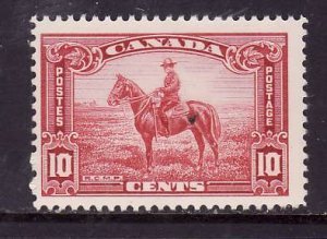 Canada-Sc#223-Unused NH 10c carmine rose Mountie-og-1935-Cdn909-