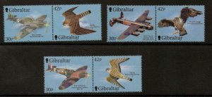 GIBRALTAR SG943/8 2000 WINGS OF PREY  MNH