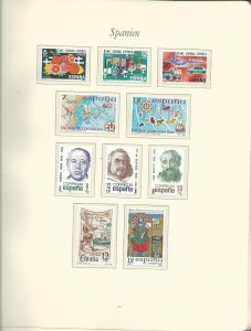 Small Collection of Late 1981-1984 Spain Unused Never Hinged