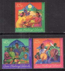 Cocos Keeling Islands 316-318 MNH VF