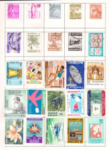 COLLECTION OF BANGLADESH STAMPS - 400V - USED ALL DIFFERENT!!!