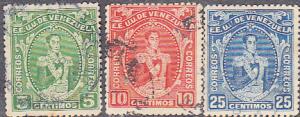 Venezuela #256-258 Used Set