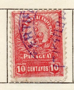 Paraguay 1900 Early Issue Fine Used 10c. NW-115987