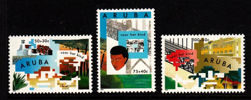 Aruba MNH Scott #B32-#B34 Set of 3 Youth Foreign Study Programs