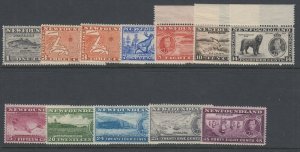 Newfoundland, Scott 233-243 (SG 257-267), MLH/HR