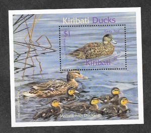 Kiribati 778 Mint NH S/S Ducks!