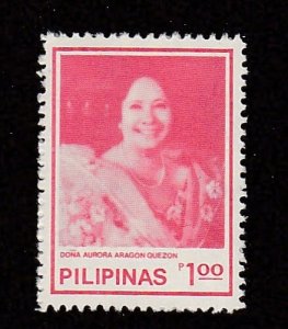 Philippines # 1587, Aurora Quezon, Mint LH, 1/3 Cat.