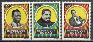 Mali Stamp C137-C139  - Jazz Musicians