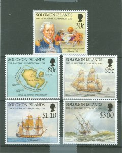 Solomon Islands (British Solomon Islands) #784-788  Single (Complete Set)