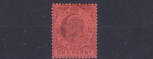 GIBRALTAR  1903    SG  47    1D DULL PURPLE/RED    MH   