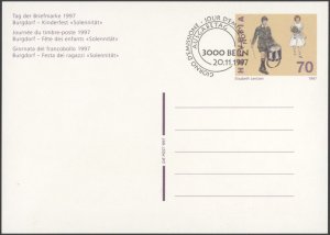 Switzerland 1997 70c Kinderfest postcard FDC