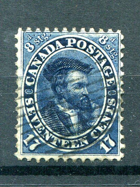 Canada #19   Used  F-VF+   -  Lakeshore Philatelics