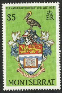 MONTSERRAT SG773 1988 UNIVERSITY OF WEST INDIES  MNH 