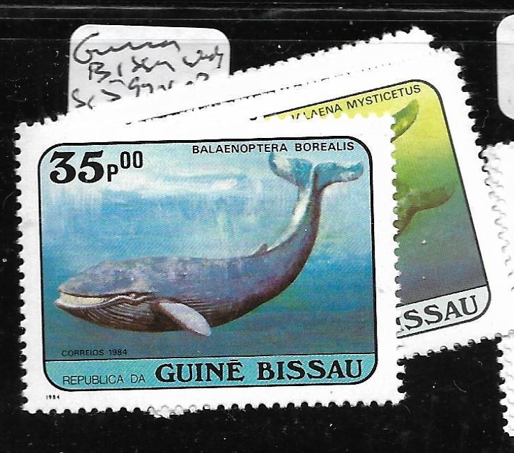 GUINEA-BISSAU  (P1602B) WHALES SC 597-603  MNH