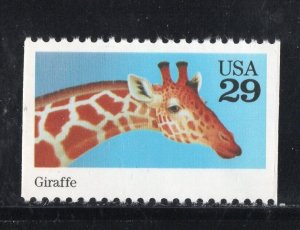 2705  * GIRAFFE ~ WILD ANIMALS *  U.S. Postage Stamp BOOKLET SINGLE MNH